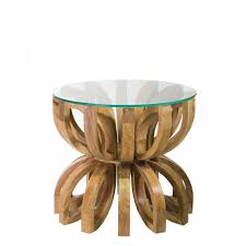 Non Polished Glass Side Tables, for Home, Hotel, Parlour, Feature : Attractive Designs, Durable, Easy To Place