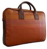 Plain Cotton laptop bags, Color : Brown