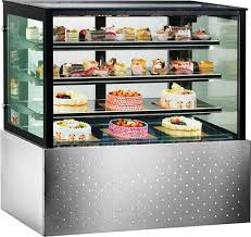 Electric Automatic Cake Display Counter, Feature : Fast Cooling, Good Freshness, Non Breakable, Works In Low Power