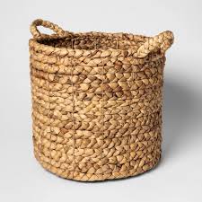 Coated Bamboo Decorative Basket, Capacity : 0-10kg, 10-30kg, 30-50kg, 50-70kg