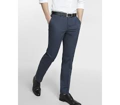 Cream Color Solid Men Polyester Formal Trouser