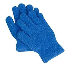 Rubber Plain Microfiber Glove, Size : S