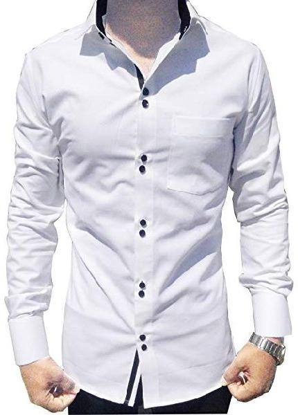 Long Sleeve Mens Cotton Shirt, for Anti-Shrink, Anti-Wrinkle, Size : XL, XXL