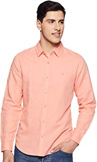 Mens Linen Plain Shirt, for Anti-Wrinkle, Comfortable, Size : XL