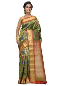 Printed Gadwal Silk Saree, Feature : Anti-Wrinkle, Comfortable