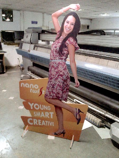 Cardboard Cut Out Standee, Style : Modern, Feature : Bright Color