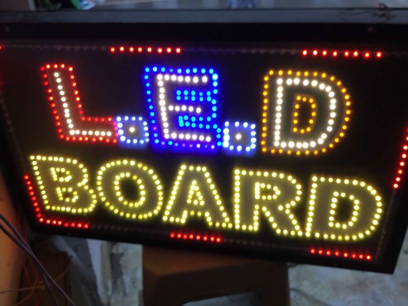 Acrylic LED Sign Board, Shape : Square