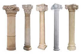 Polished Designer Stone Pillars, for Garden Decoration