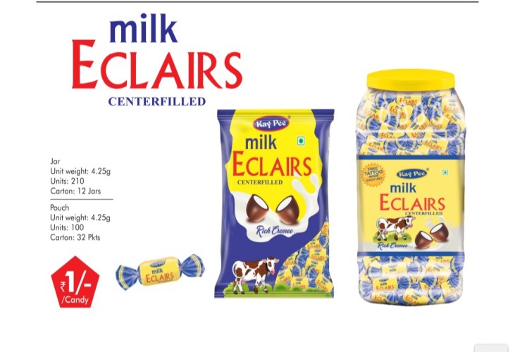 Milk Eclair, Packaging Type : Plastic Packet, Jar