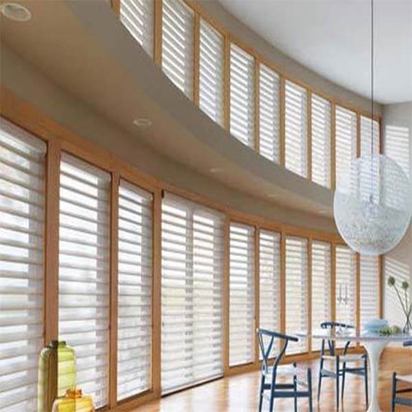 Polyester Horizontal Triple Shade Blinds, for Window Use, Feature : Good Quality, Durable