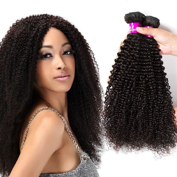 50-100gm Kinky Curly Hair, Length : 30-35Inch