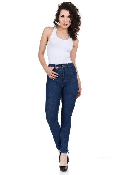 Plain Denim ladies jeans, Size : XL