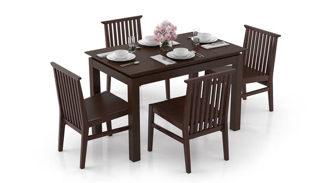 Square 4 Seater Dining Table Set, for Cafe, Home, Size : Multisizes