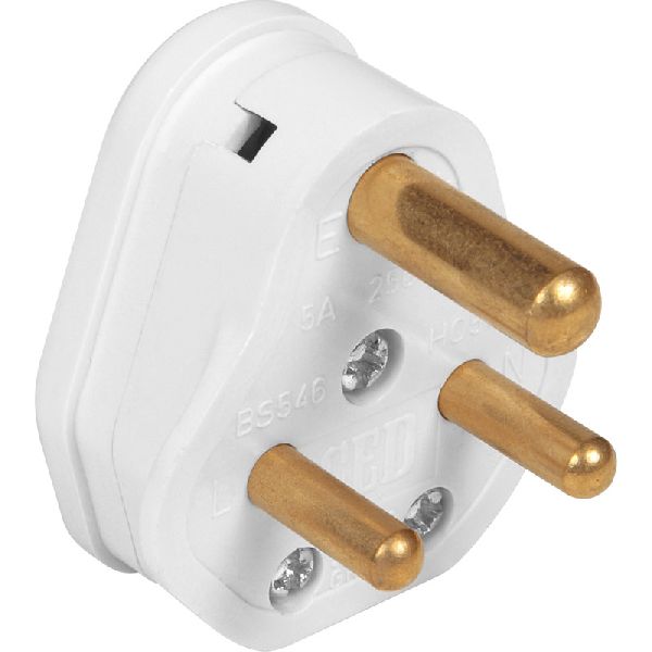 Caremic 3 Pin Plug, for Electrical Fittings, Size : 4inch, 5inch