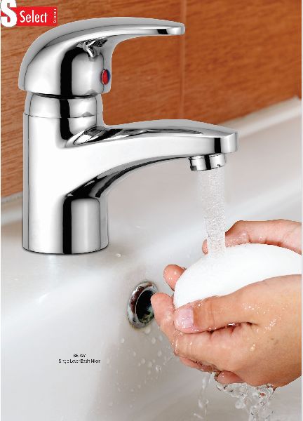 Single Lever Basin Mixer (SE-327), for Bathroom, Feature : Rust Proof, Shiny Look