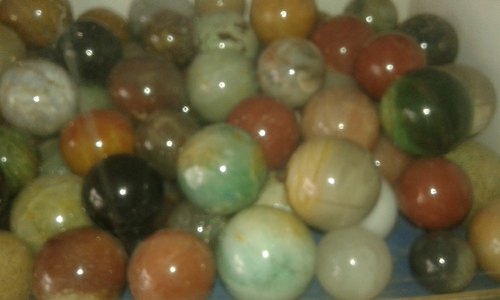 Marble Agate Stone Ball