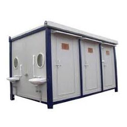 Coated FRP Readymade Toilet Cabin, for Commercial Use, Domestic Use, Size : 8ft, 9ft