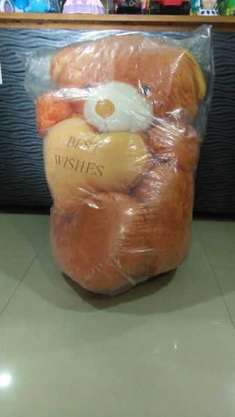 Wool Brown Teddy Bear, for Baby Playing, Packaging Type : Plastic Bag