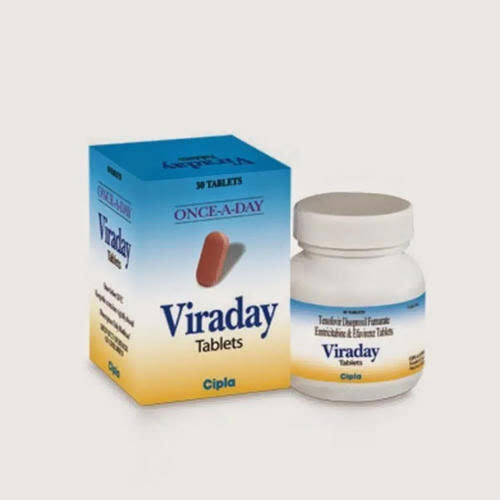 Viraday Tablets, for Hiv Infection Use, Packaging Type : Bottle