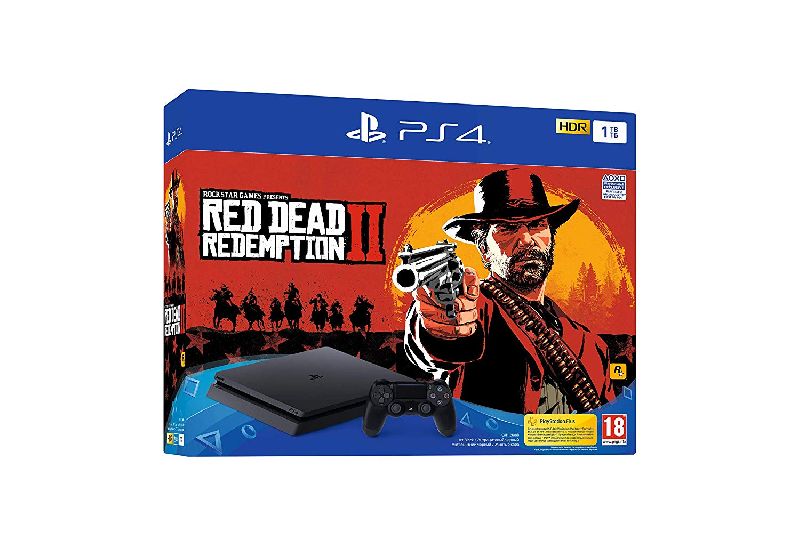 Sony PS4 Slim 1TB Console (Free Game: Red Dead II Redemption)
