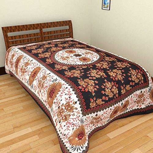 Chiffon Designer Bed Sheet, for Home, Hotel, Pattern : Plain, Printed