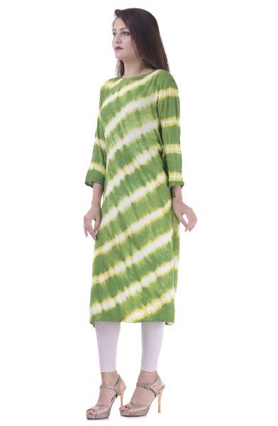 Buy Ethniche Designs Womens 100 Cotton Straight Long Sleeve Kurti  Yellow at Amazonin