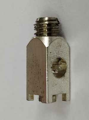 Coated Brass 1 Way Terminal, for Electrical Fittings, Pattern : Plain