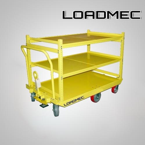 LOADMEC LIFT Mild Steel Industrial Material Manual Cart