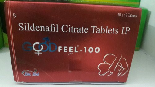 Sildenafil Citrate Tablets 100 MG, for Increasing Blood Flow