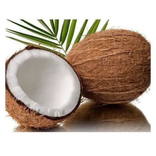 semi husked coconut