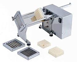 Electric Automatic Mild Steel Potato Cutting Machine, Production Capacity : 10-50kg/hr, 100-150kg/hr