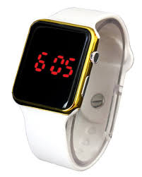 LED Digital Watch, Color : Black, White, Grey, Sliver