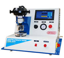 Electric bursting strength tester, Certificate : ISO 9001:2008 Certified