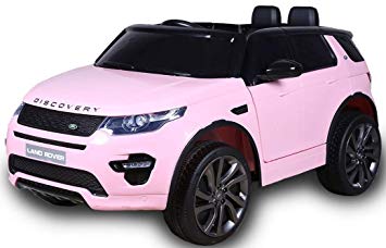 pink range rover toy car