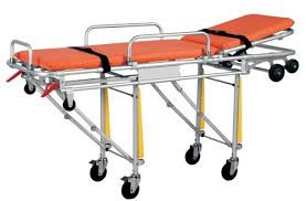 Aluminium Manual Ambulance Stretcher, for Clinic, Hospital, Loading Capacity : 0-50Kg, 100_150Kg, 150-200Kg