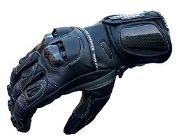 Plain Leather Riding Gloves, Size : M