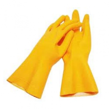 Latex Rubber Gloves, for Constructinal, Domestic, Industrial, Size ...