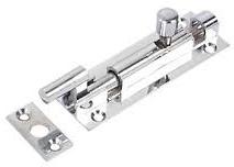 Polished Aluminium Door Bolt, Size : 0-15mm, 15-30mm, 30-45mm, 45-60mm, 60-75mm, 75-90mm, 90-105mm