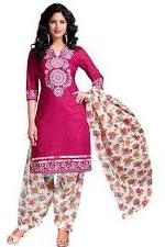 Chanderi Printed Cotton Suits, Size : L, XL, XXL