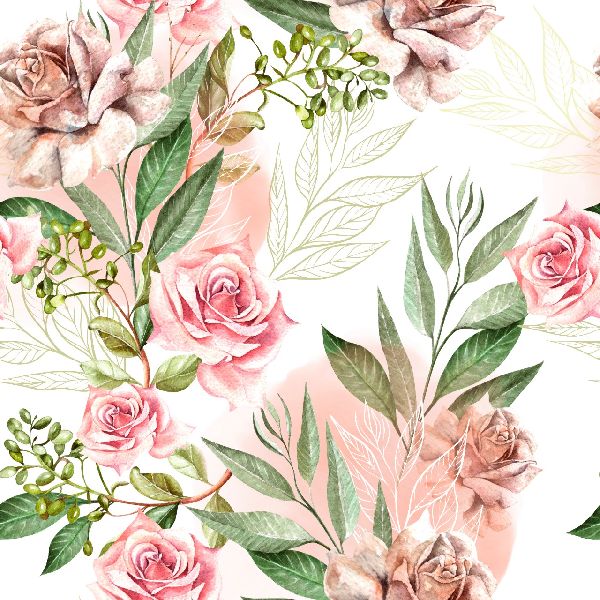 Georgette Digital Printed Floral Design Fabric, for Garments at Rs  100/meter in Surat