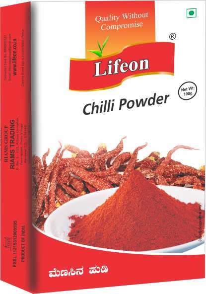 Organic Lifeon Chilli Powder, Shelf Life : 1Years