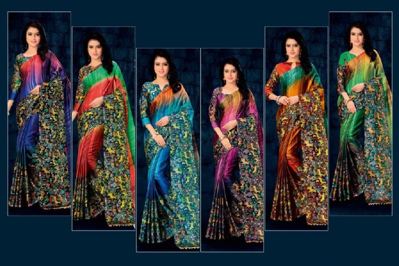 Soft Silk Printed Saree