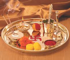 Non Polished Aluminum Pooja Thali, Feature : Attractive Pattern, Durable, Fine Finished, Hard Structure
