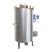 Polished Carbon Steel Automatic Vertical Autoclave, Certification : CE Certified, ISO 9001:2008