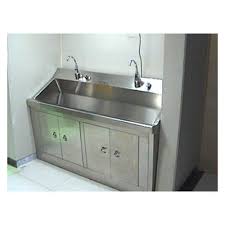 Stainless Steel Scrub Station, for Hospital, Hotel, Laboratory, Restaurant, Feature : Anti Corrosive