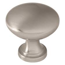 Oval Chrome Non Polished Brass cabinet knob, for Doors, Household, Color : Golden, Light Yellow
