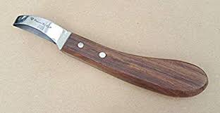 Hoof Knives Wooden Handle