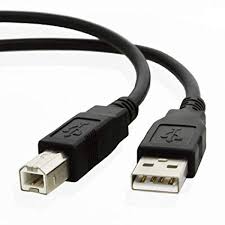 Natural Rubber usb printer cable, for Camera Connecting, Length : 15Cm, 30Cm, 45Cm, 60Cm, 75Cm, 90Cm