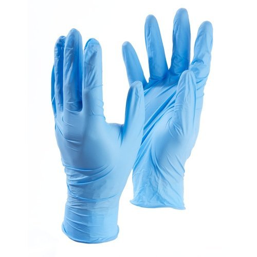 Rubber Blue Surgical Gloves, for Hospital, Clinical, Length : 10-15 Inches