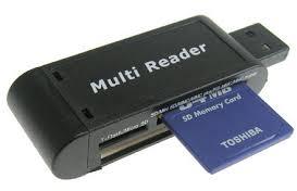 ABS Plastic multi card reader, for Computer, Laptop, Television, Size : Standard Size